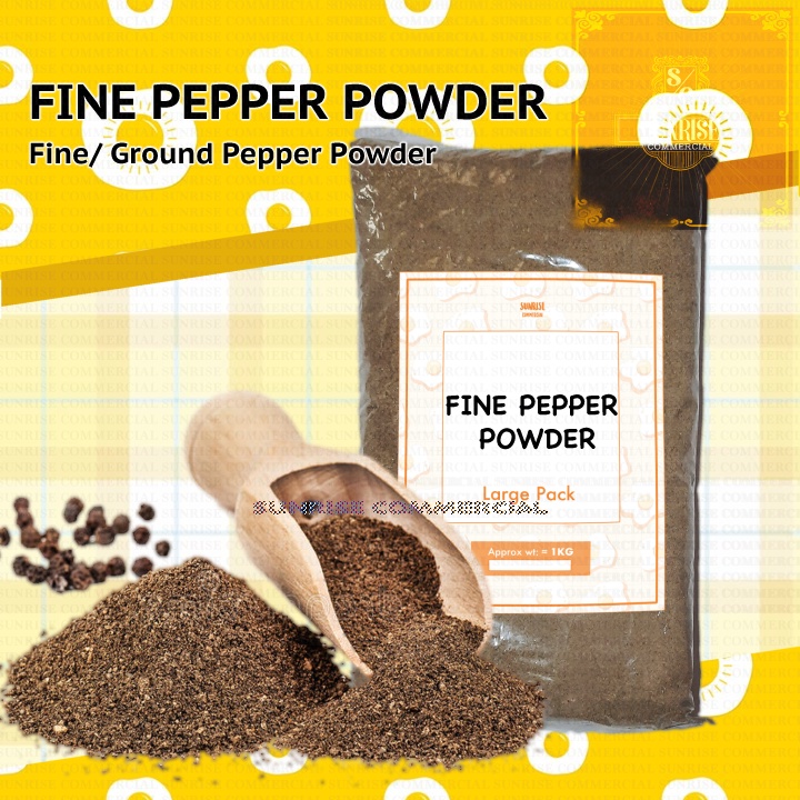 Fine Black Pepper Powder (MAXIMUM 2 kgs per parcel) Shopee Singapore