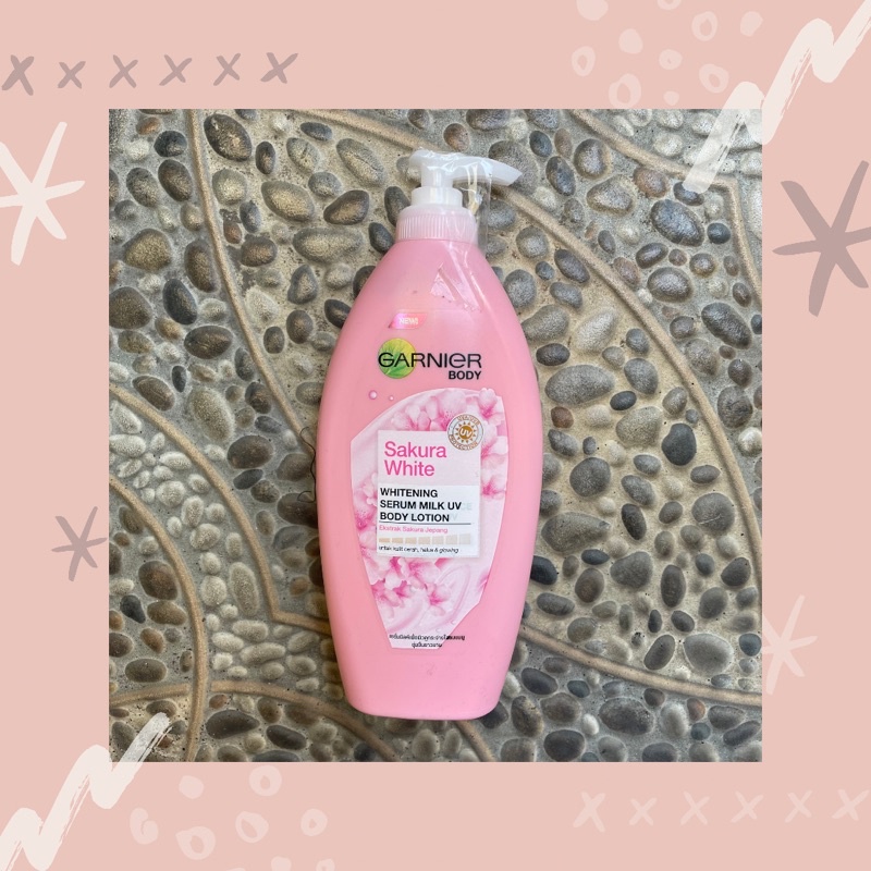Garnier Body Sakura White Whitening Serum Milk UV Body Lotion Shopee