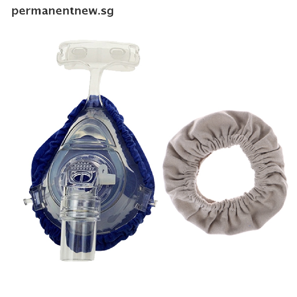 [pesg] 2 Pcs Cpap Mask Liners Reusable Fabric Covers Reduce Air Leaks