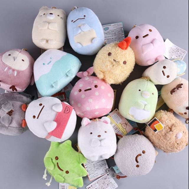 Boneka Sumikko Gurashi 11cm Original Jepang / Gantungan Boneka sumiko SAN-X - Gambar 3