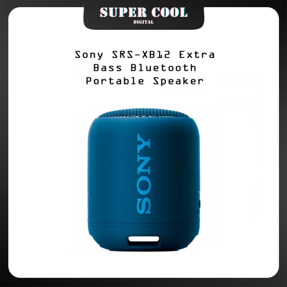 Sony SRS-XB12 Extra Bass Wireless Bluetooth Portable Speaker | Shopee ...