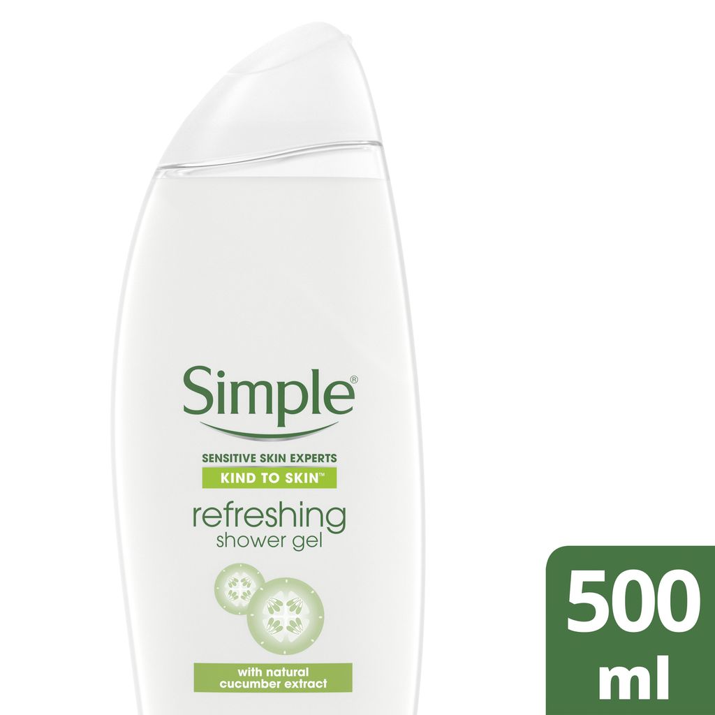 Simple Kind to Skin Refreshing Shower Gel body wash for all skin types