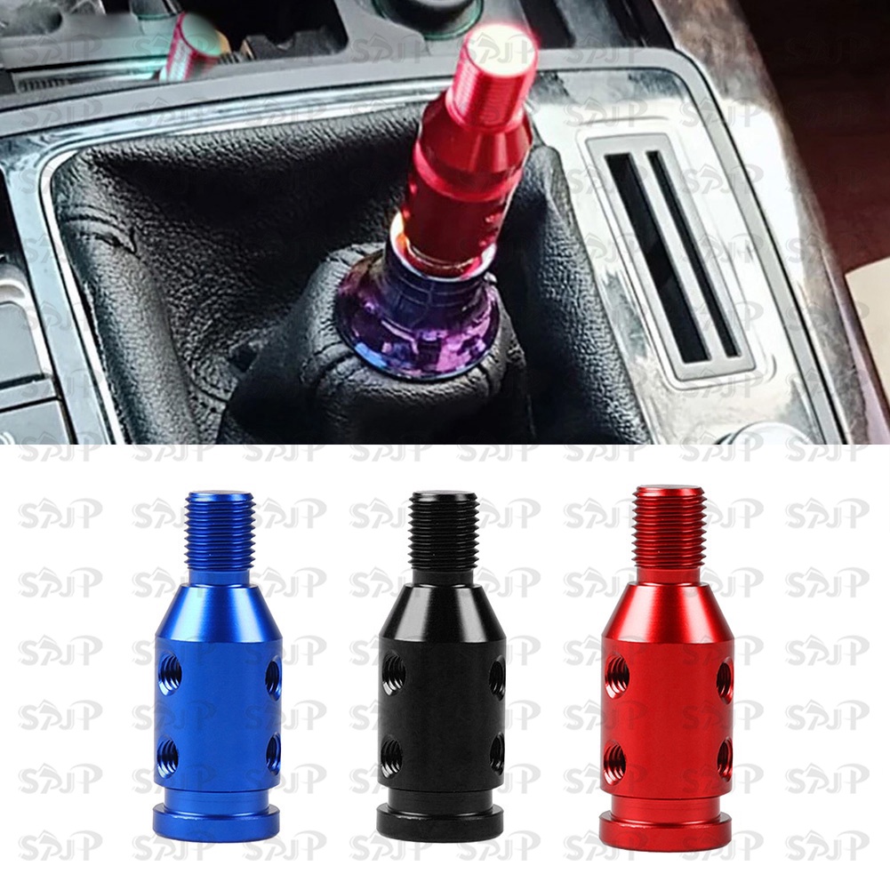 M10x1.5 M12x1.25 Car Auto Universal Aluminum Gear Shift Knob Adapter