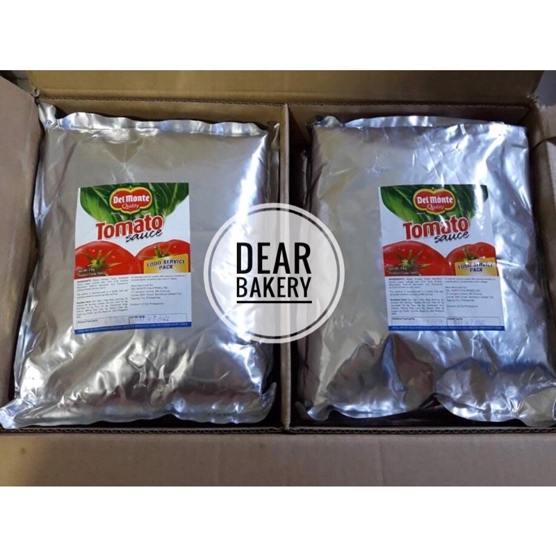 (3kg/pack) Del Monte Tomato Sauce ideal for pizza, pasta. Filipino and