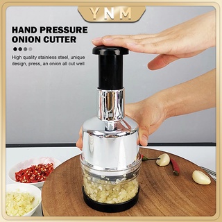 Hand Press Garlic Onion Chopper Cutter Crusher Vegetable Manual