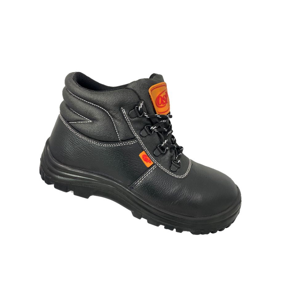 Mid Cut Safety Shoe OSP 9876 Steel Toe Cap and Midsole CE EN20345 with Singapore Safety Standard