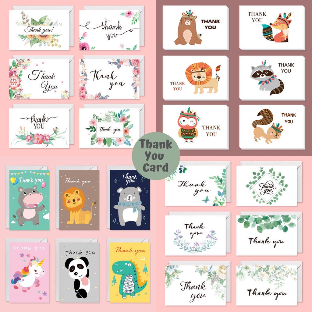 6PCS Large Thank You Cards Big 14 X 21 Inch Employee Thank You Gifts Giant Gratitude Greeting Cards With Envelopes Appreciation Card Thanks For Employee Birthday Thanksgiving Christmas Jumbo Gifts - View #7