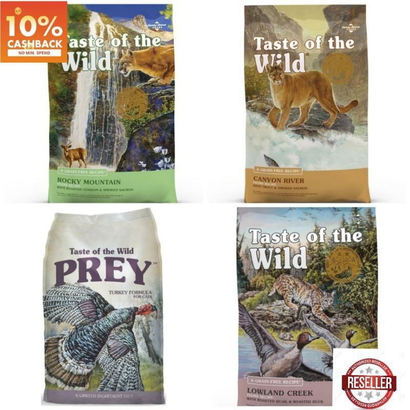 [Promo] Taste of the Wild Cat Dry Food 6.6kg | Shopee Singapore