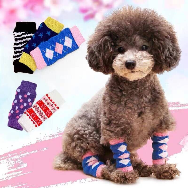 Pet AntiDirty AntiUrine Leg Cover Leggings Knee Pads Dog Foot Socks