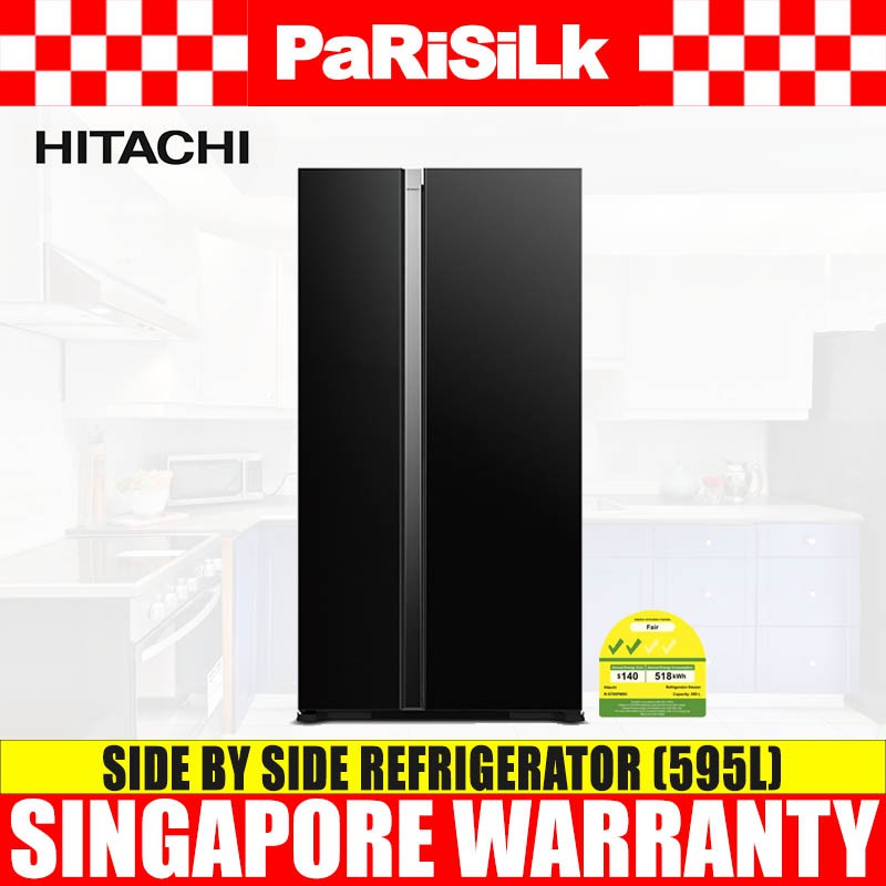 Hitachi RS700PMS0 GBK Side by Side Refrigerator (595L) Shopee