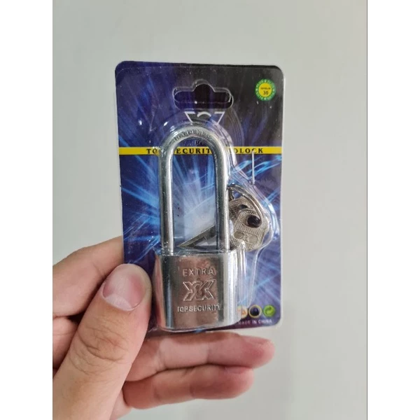 Gembok Putih YSK Anti Maling 30mm 40mm Besi - Gambar 2