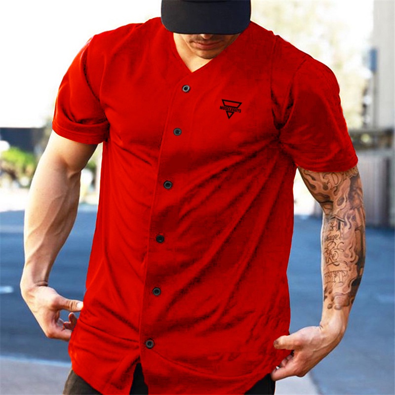 Running Oversized Cardigan T shirt Men Gym Clothing Bodybuilding Fitness Loose Sports T-shirt Streetwear Hip Hop Tee shirt