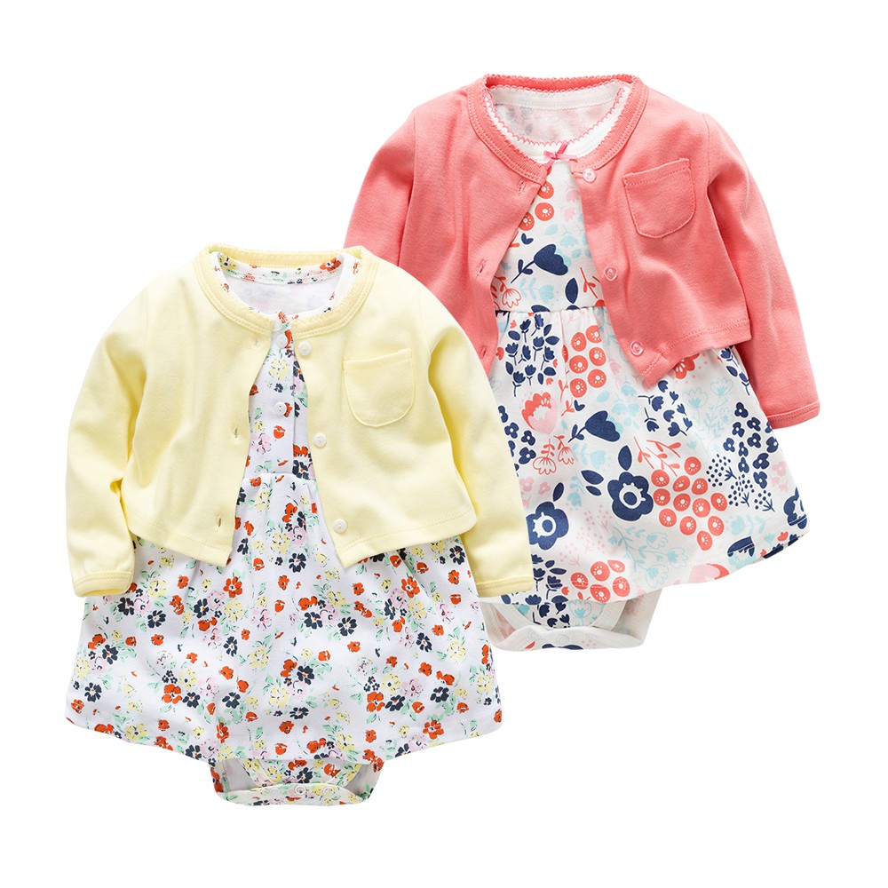 Newborn baby girl deals dress set