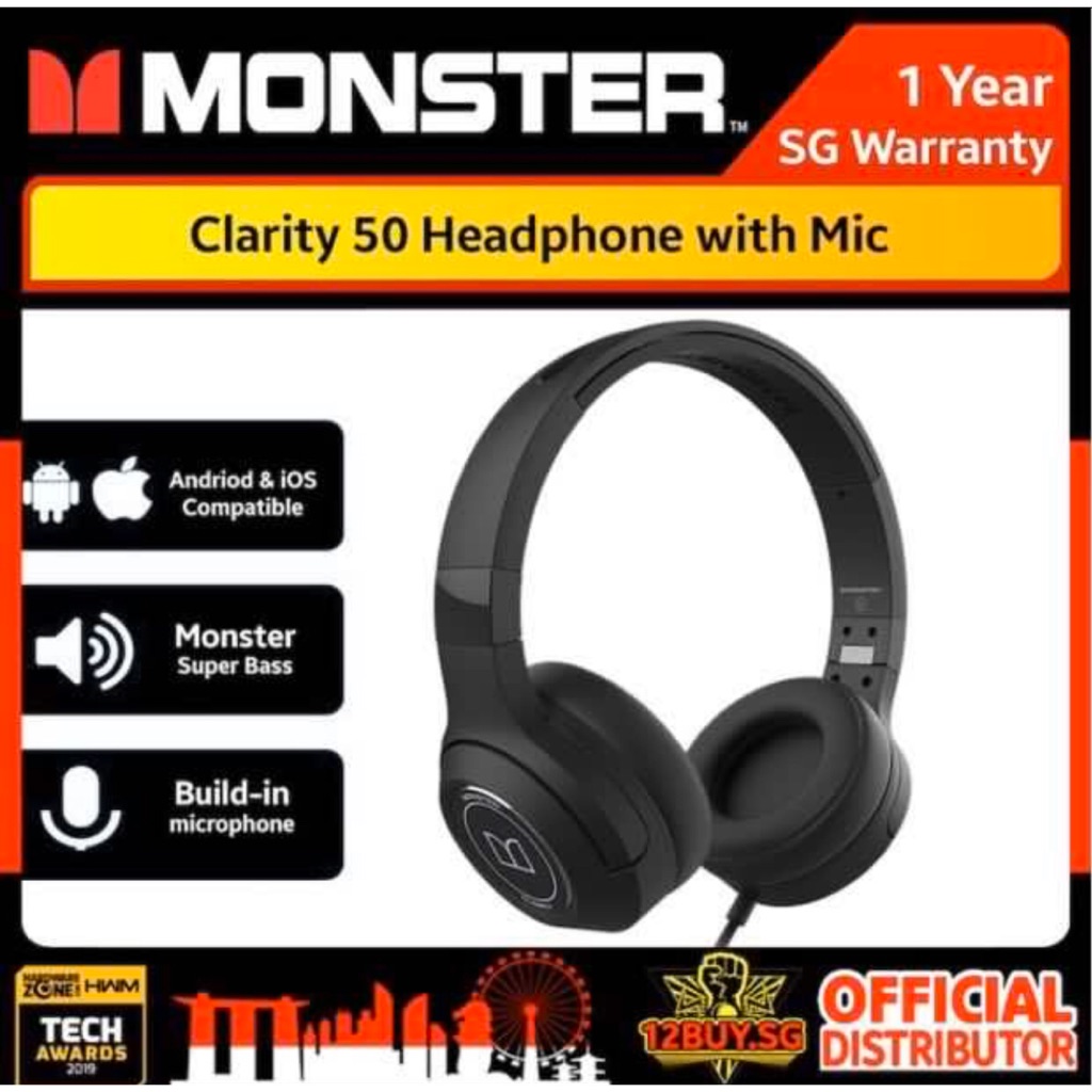 Monster discount clarity 50