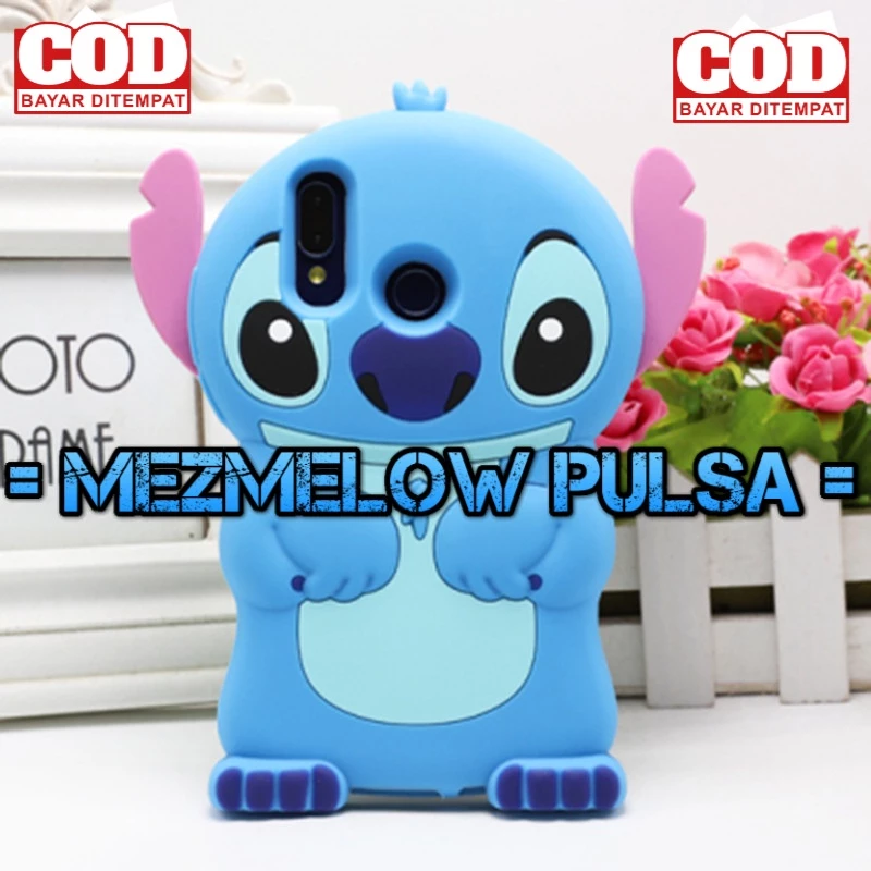 Soft Case karakter Case karakter 3d Stitch Caseng OPPO A12 / OPPO A7 / OPPO A5S / OPPO F9 PRO / OPPO F9 BIASA - Gambar 2