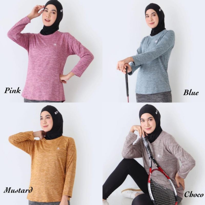 Hitjab Long Sleeve Sportswear Ladies Gym Running Cycling Jumbo 9-0220/9-0221