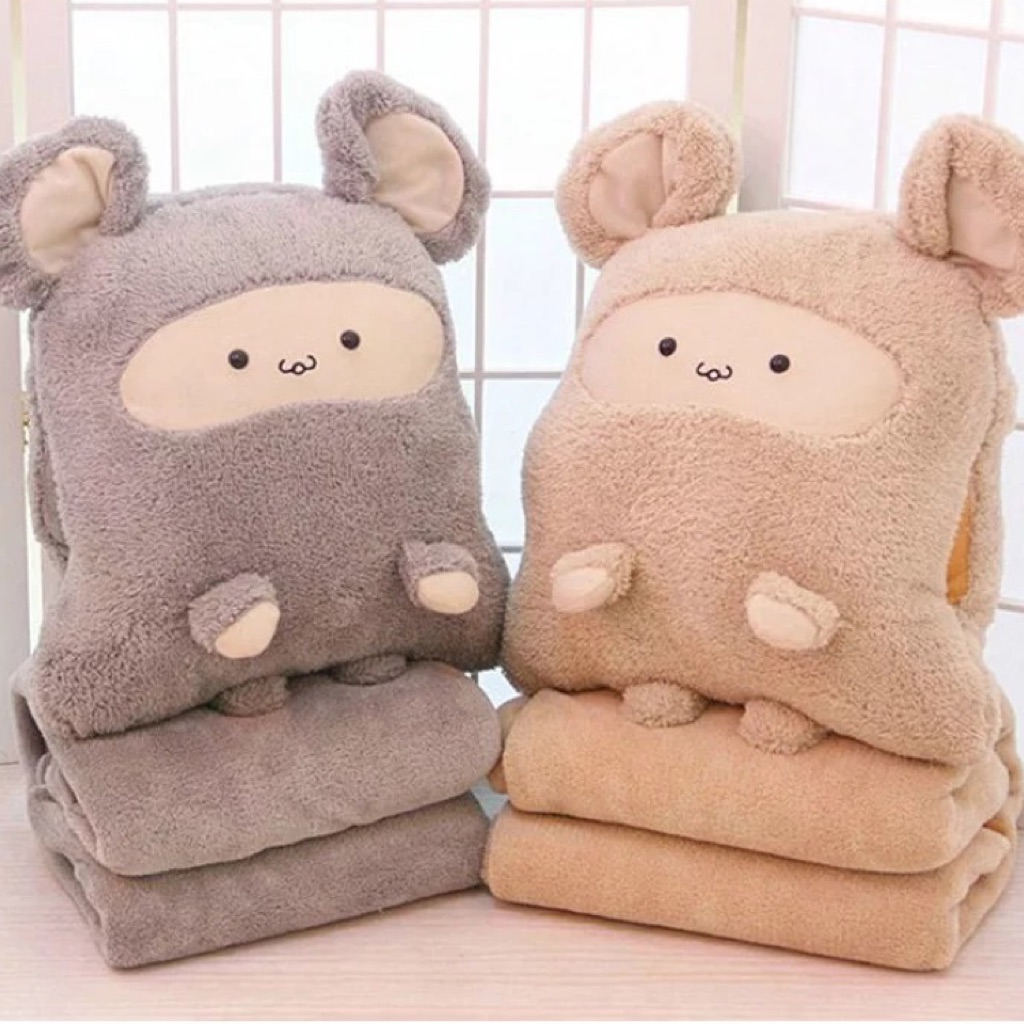 Pillow blanket outlet shopee