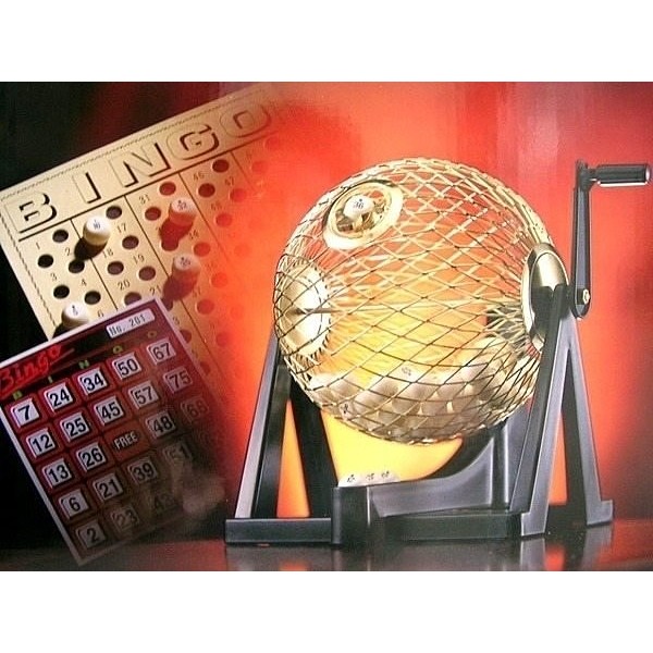 [Lottery Machine Lotto Lottery Machine] 6 Inch Metal Ball Bingo Machine ...