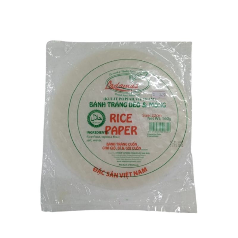 LADAMAN Rice Paper 160G (22cm)薄饼皮 | Shopee Singapore