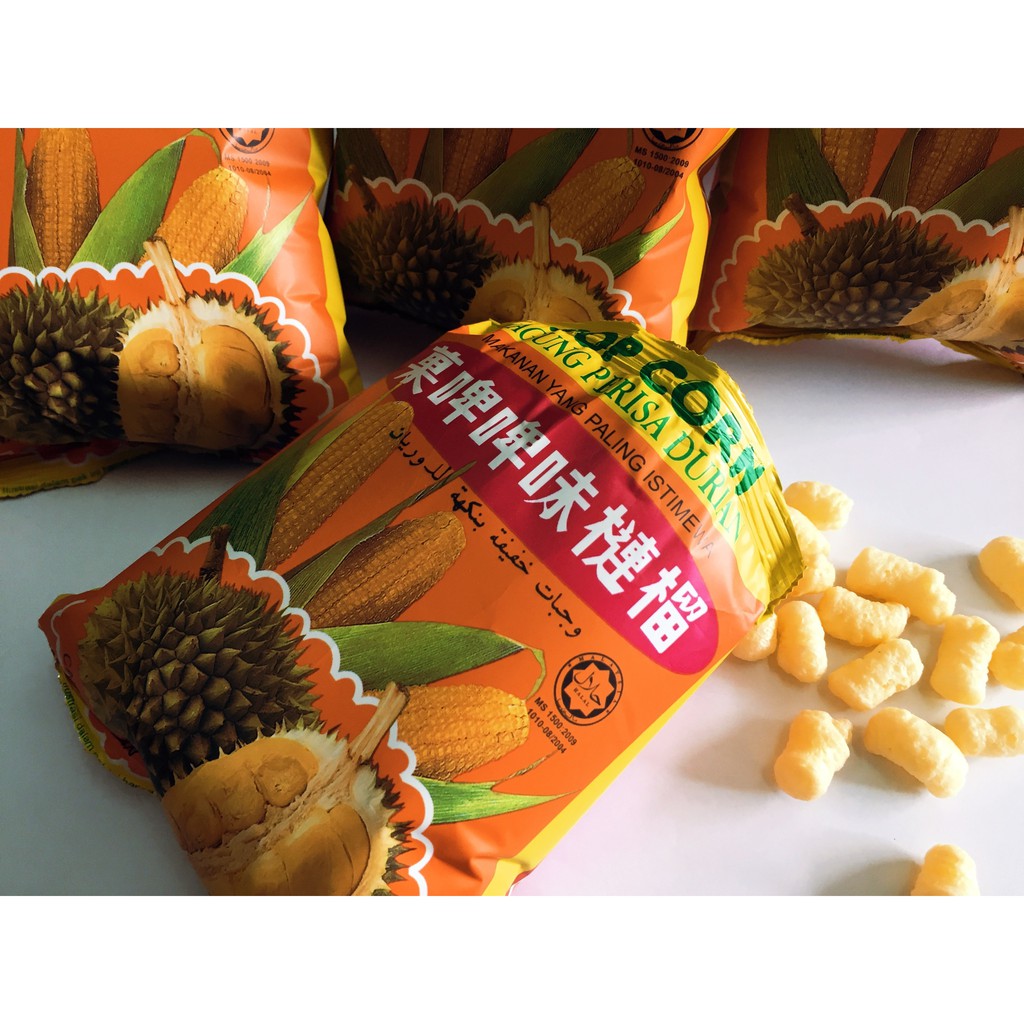 Cap Durian Durian Flavoured Pop Corn Snack 70g | Shopee Singapore
