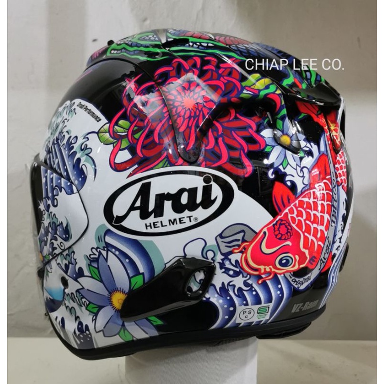 Arai VZ RAM ORIENTAL black (NEW) PSB Approved | Shopee Singapore