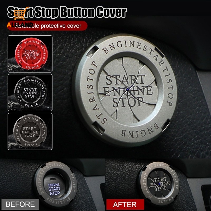 Creative Knob Type Car Start Button Alloy Protective Cover/ Motorcycle ...