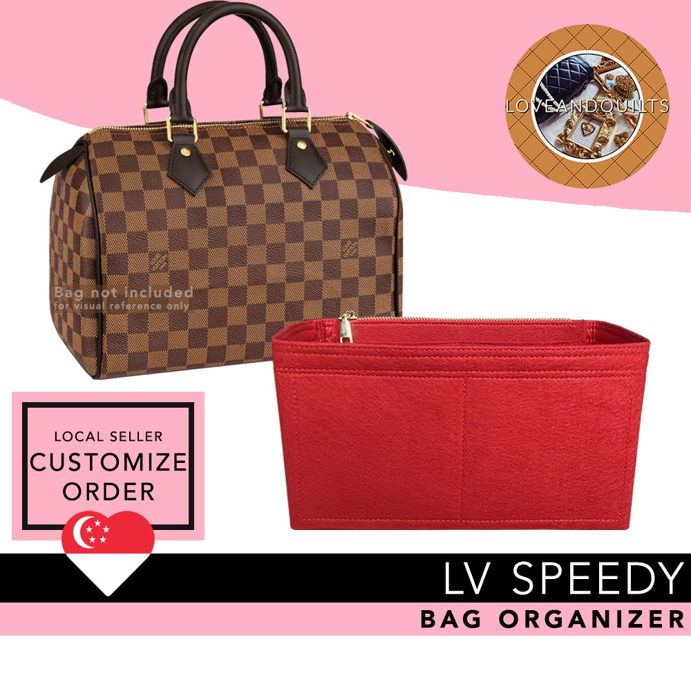 PO]❤️Louis Vuitton LV Speedy Bag Organizer bag Insert bag Shaper bag Liner, Premium Felt Organiser