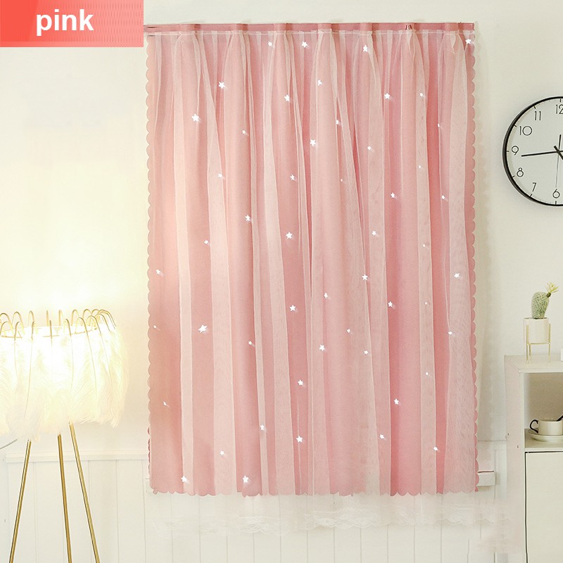 Window Self-adhesive Star Curtain Full-shading Cloth Shading Bedroom ...