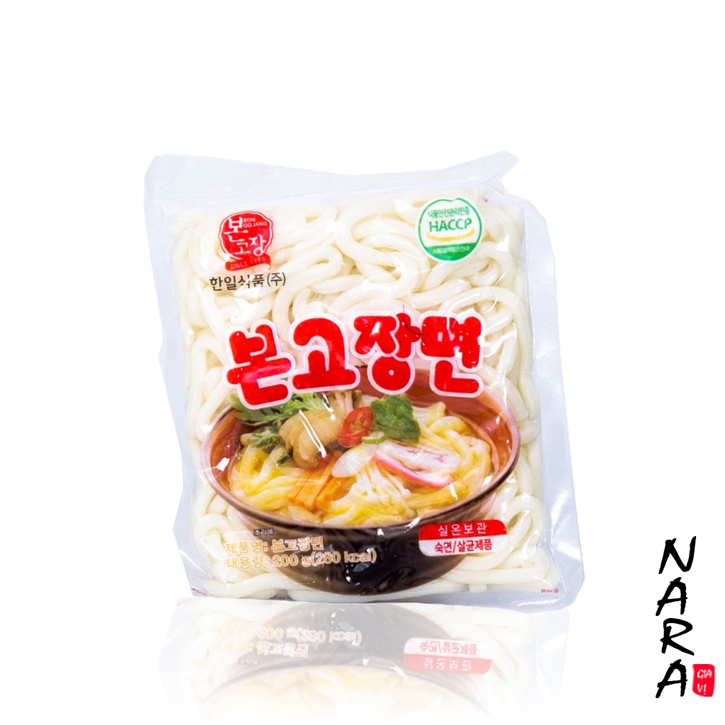 Korean Udon Bon Go Jang Noodles 200g Pack Shopee Singapore