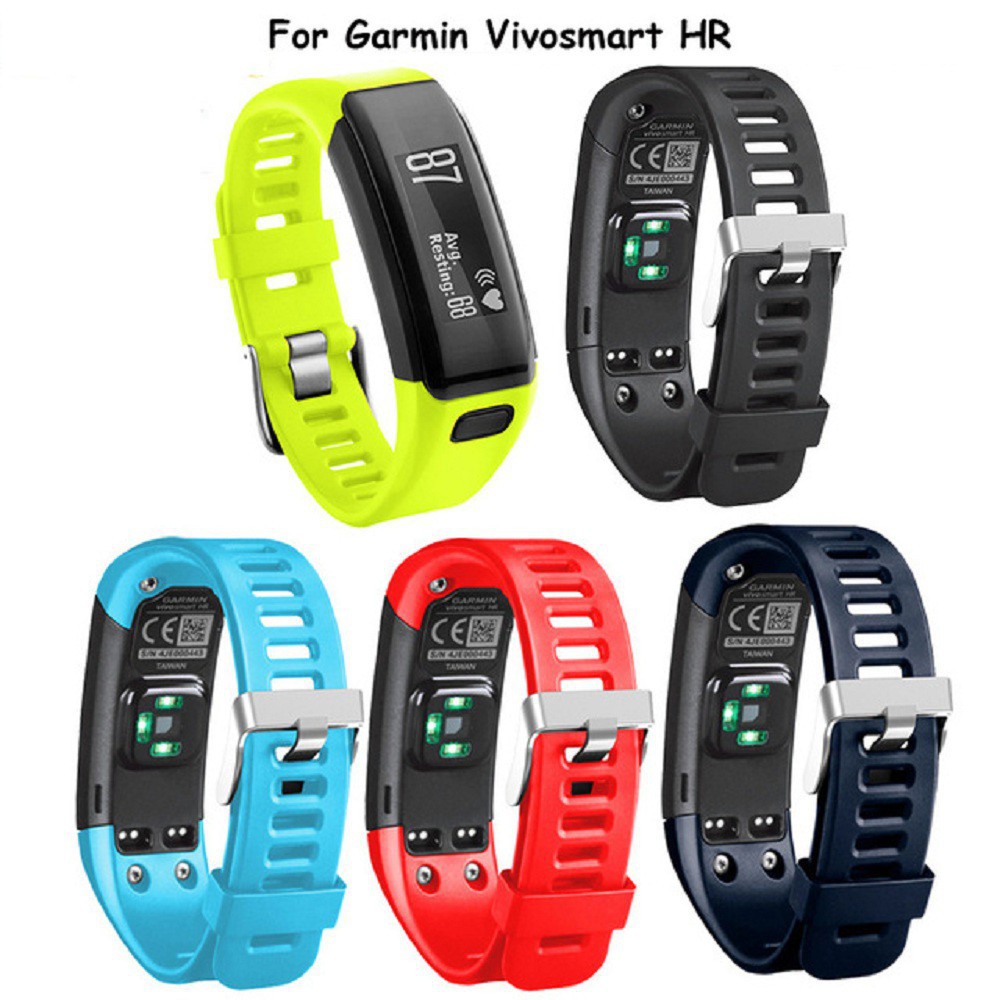 For Garmin Vivosmart HR Watch Band Silicone Strap Sport Wristband