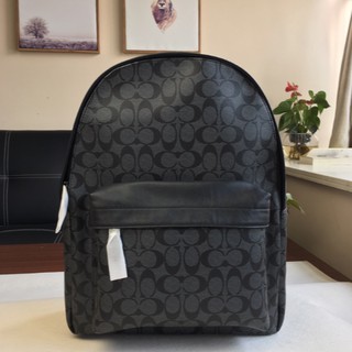 Mens coach hot sale leather backpack