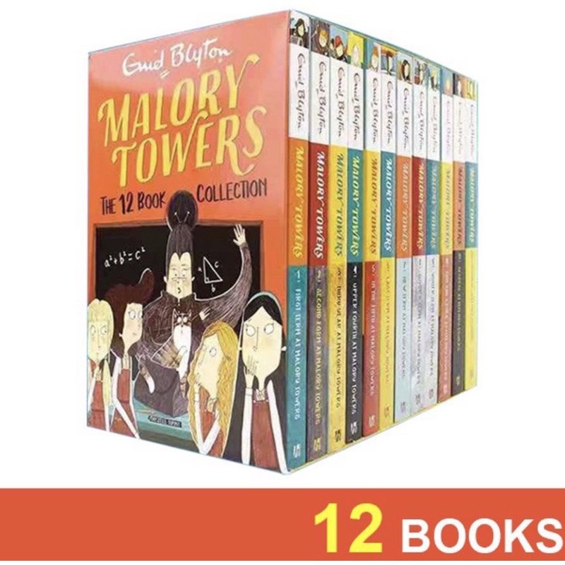 Enid Blyton Malory Towers Collection Box Set (12 Books) | Shopee Singapore