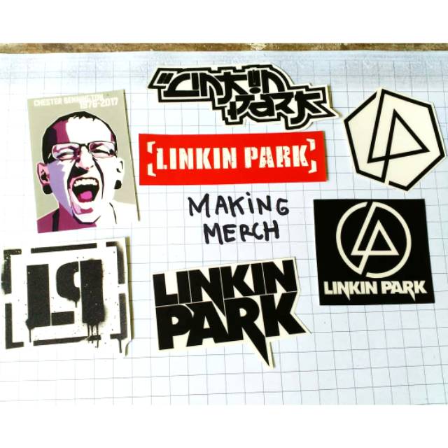thumbnail image 2 of Linkin Park Die-Cut Sticker Decal - Multi-Color, Weatherproof, Handmade In USA 2 of 3