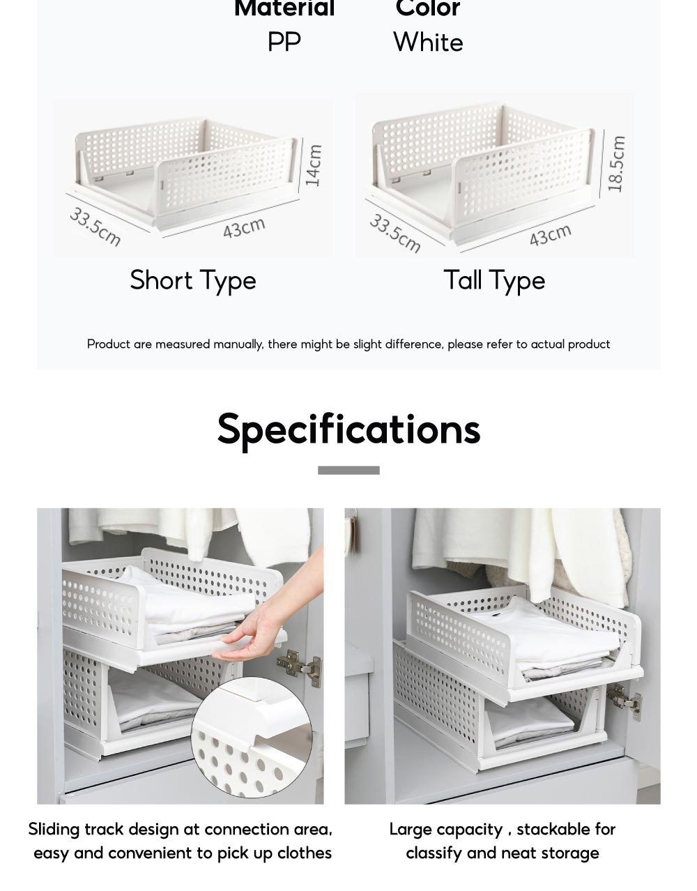 Wardrobe Organizer Closet Clothes Organizer Stackable Underwear Bra ...