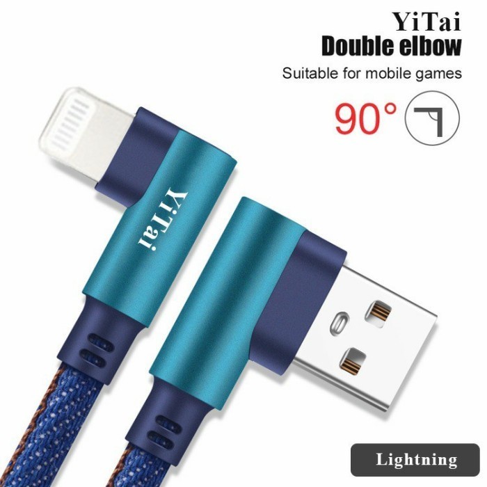 YI TAI - Kabel Data Type C Denim Gaming Fast Charging - Gambar 4