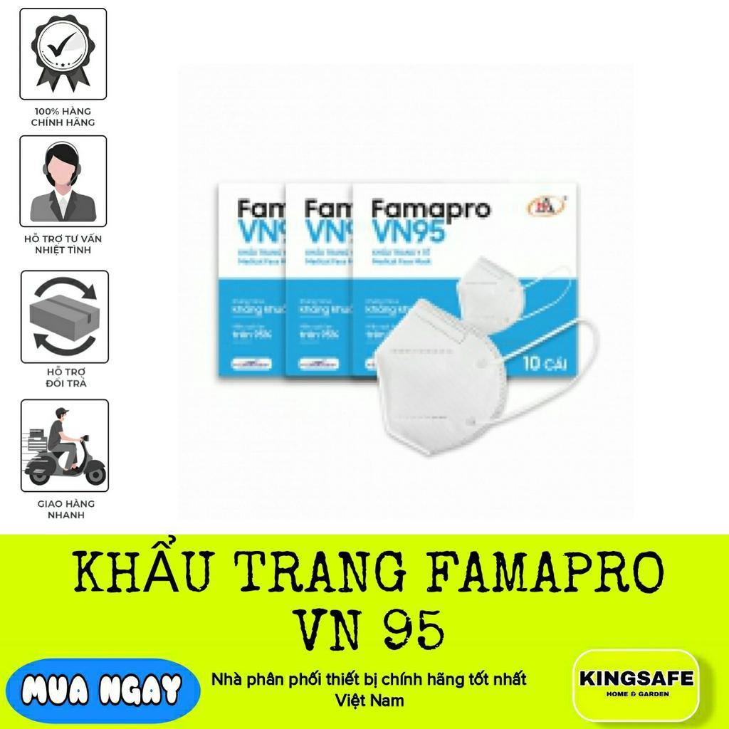 VN95 FAMAPRO MASK BFE, VFE, PFE ≥ 95% best bacteria and dust filter ...