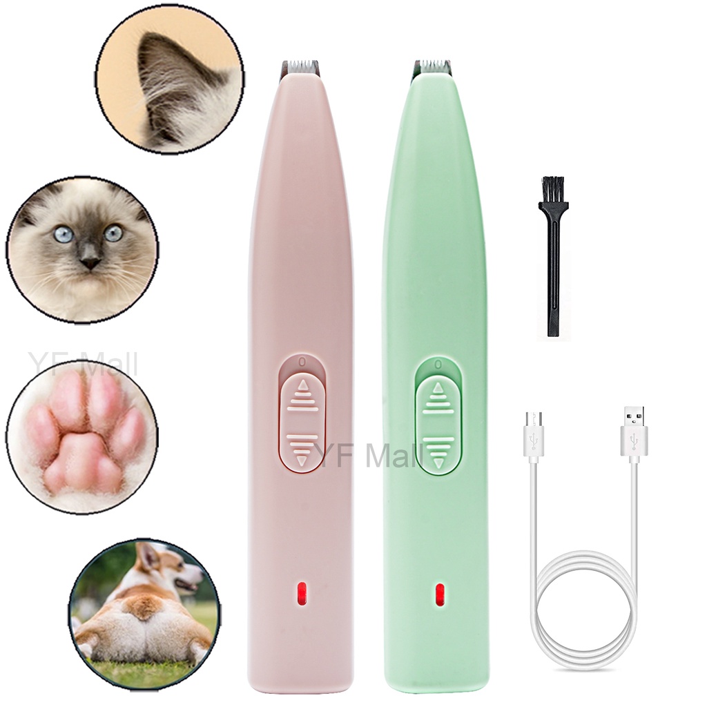 Electric Dog Paw Fur Trimmer pet grooming kit Cordless Ear Small Cats