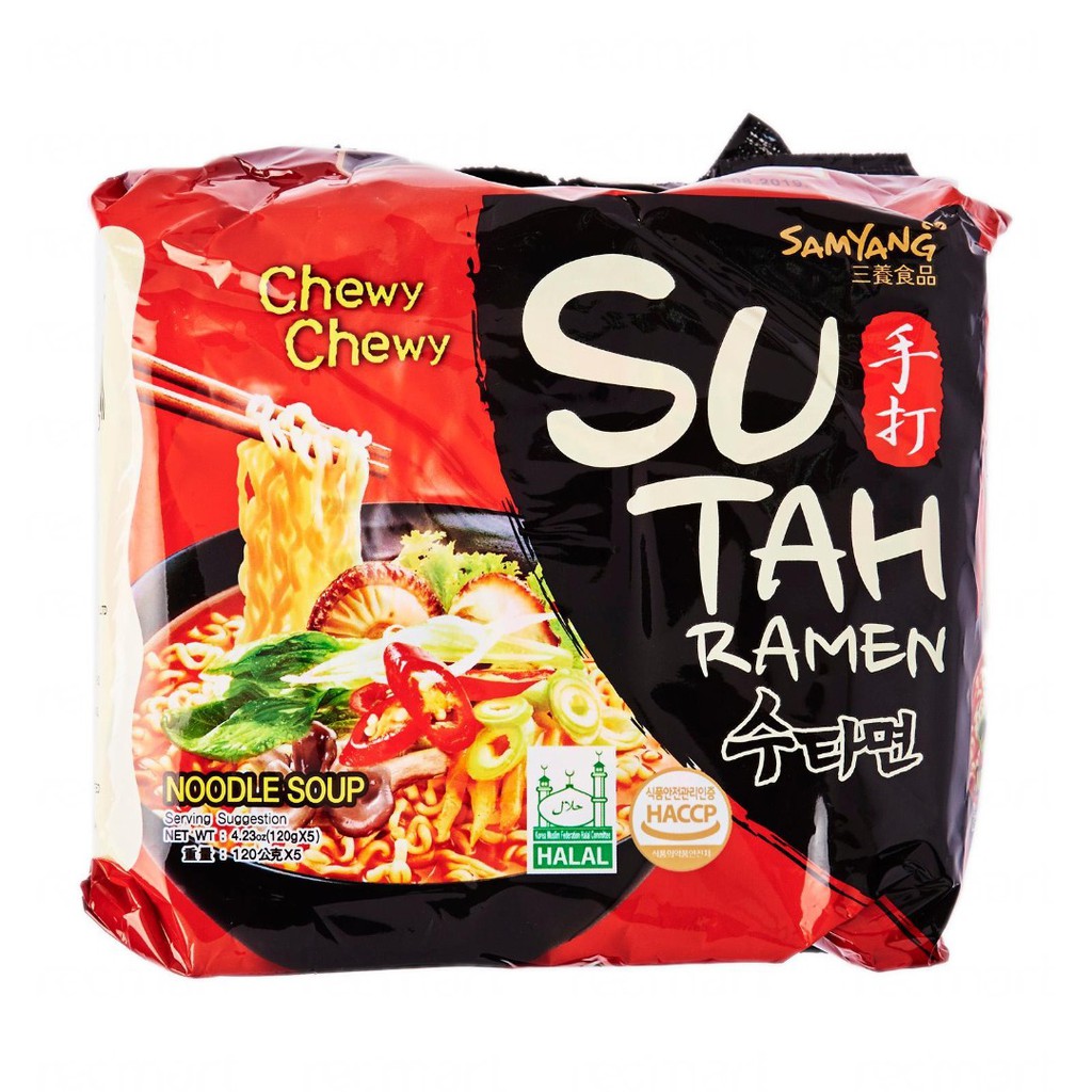 Samyang Sutah Ramen 120Gx5S (03014) [Korean] Shopee Singapore