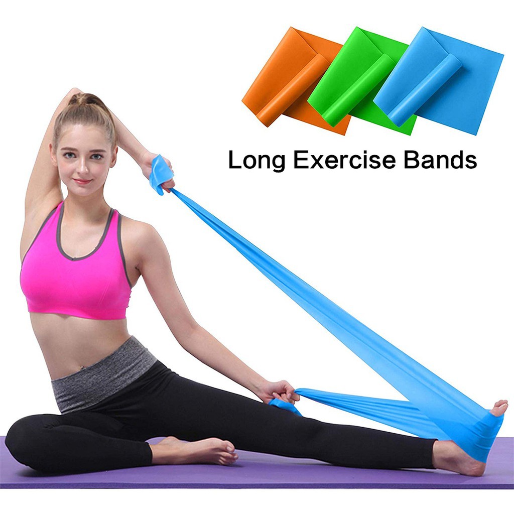 [ LOCAL] Resistance Bands Set Long Exercise Bands Latex Resistance ...
