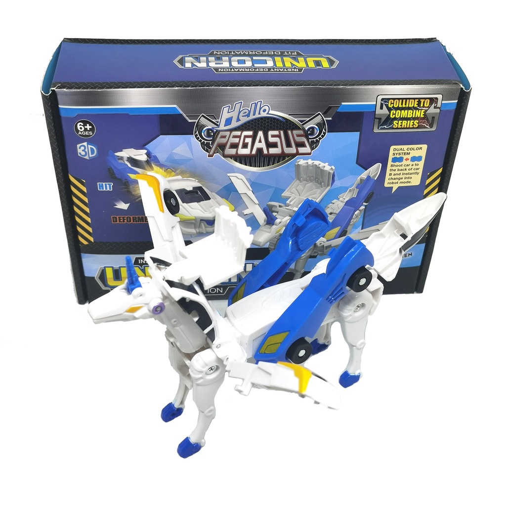 Hello Car Carbot Unicorn Mirinae Prime Unity Transformation Robot Kids Toy Gift