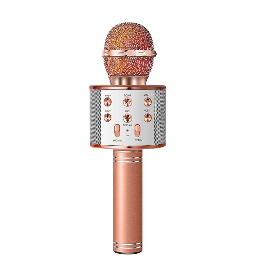 [ SG Ready Stock] WS858 Bluetooth Wireless Condenser Karaoke Microphone ...