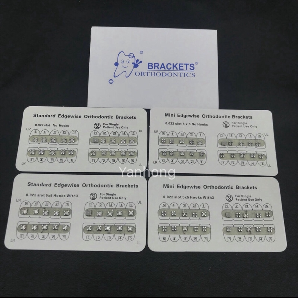 Orthodontic brackets/Metal Dental Teeth Orthodontics Brackets Braces ...