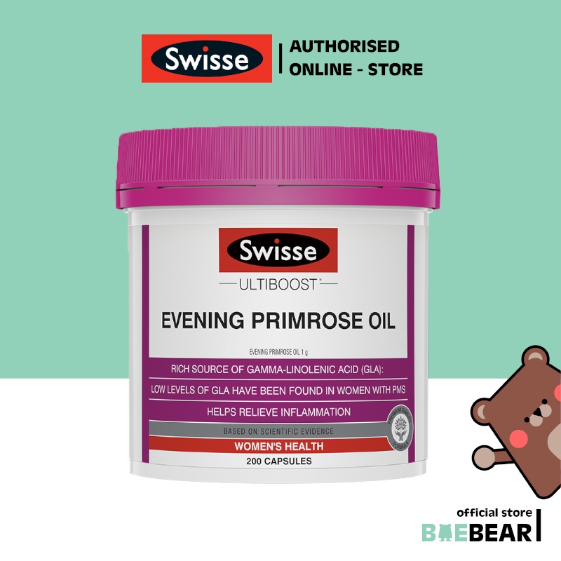 (Brand Authorised) Swisse Ultiboost Evening Primrose Oil 200 Capsules