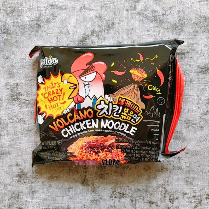 Paldo Volcano Chicken Noodle 140g Korean Spicy Chicken Noodles