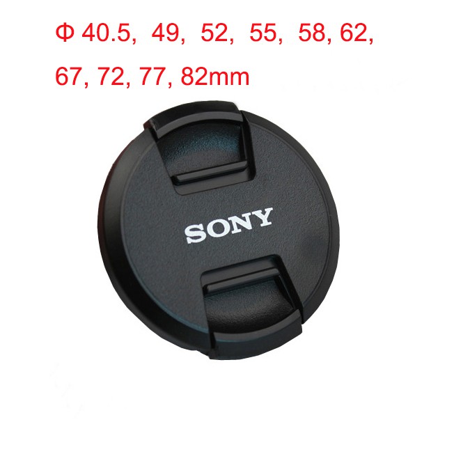 Sony Plastic Camera Front Lens Cap Multiple Sizes | Shopee Singapore
