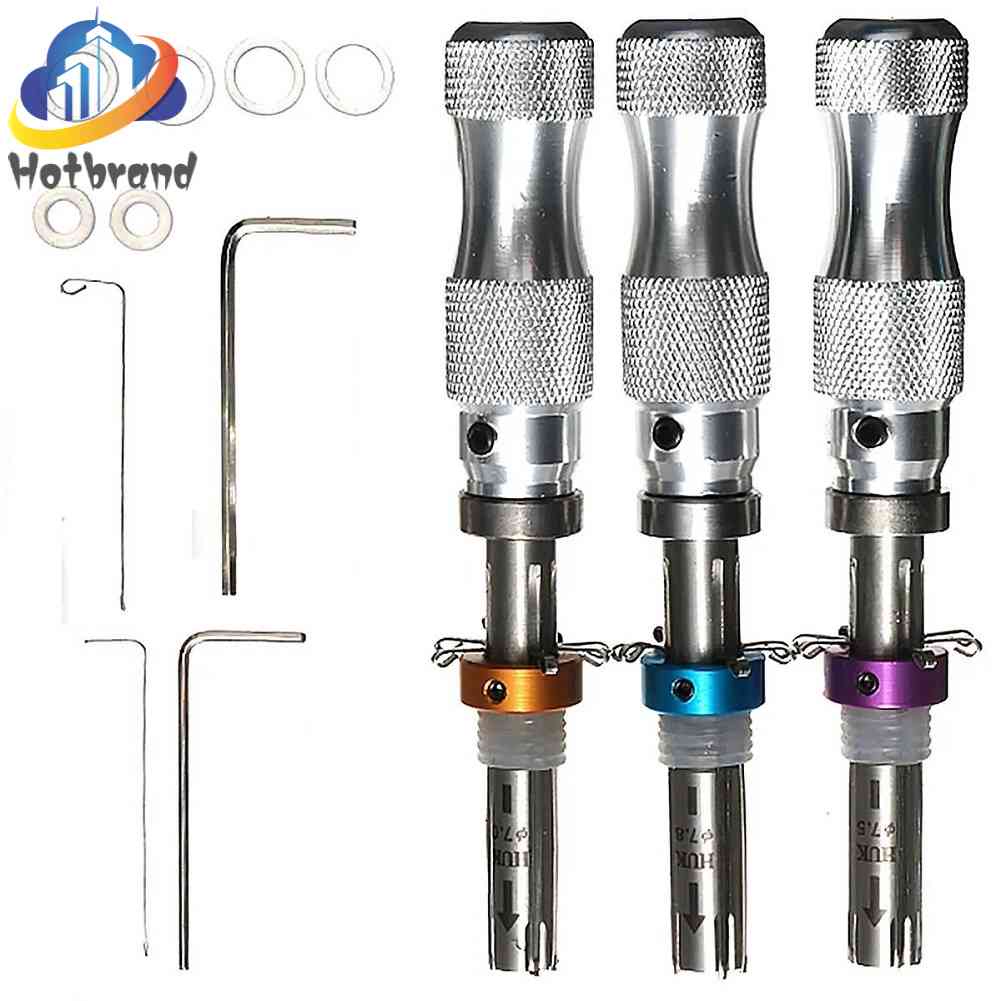 3Pcs Tubular 7 Pins Lock Pick Tool Locksmith Tool Lock Pick Set ...