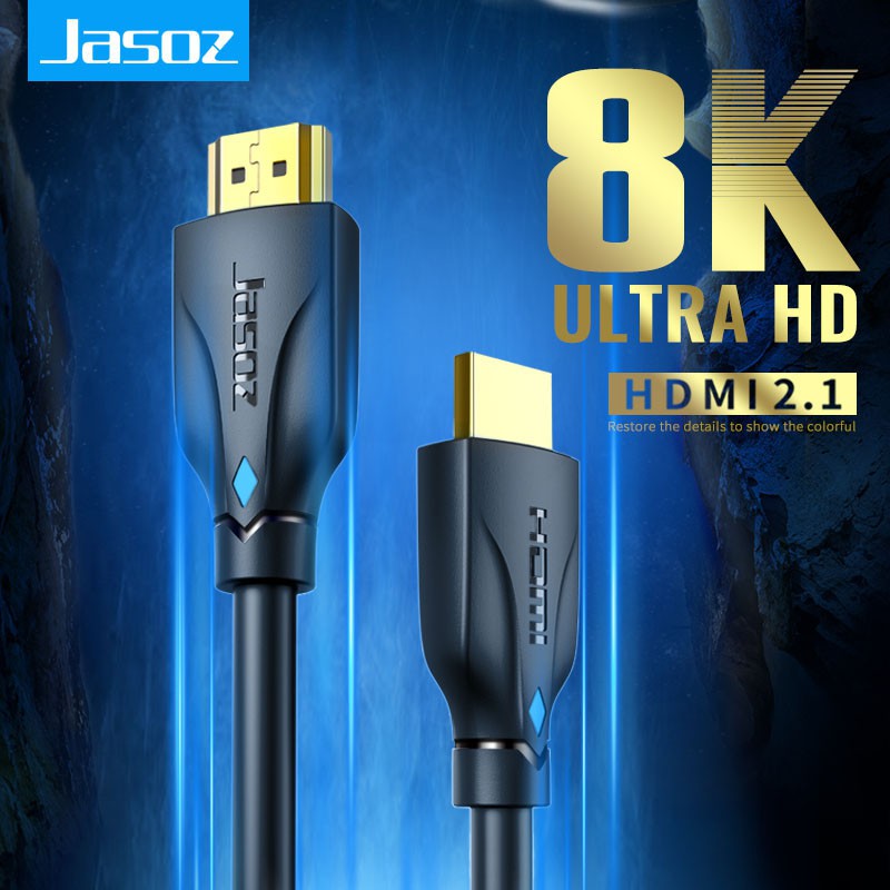 HDMI Cable 2.1 4K 120Hz High Speed 48Gbps Video Cable for PS4 TV Switch