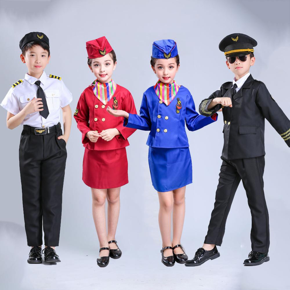 Childrens cabin crew fancy dress sale