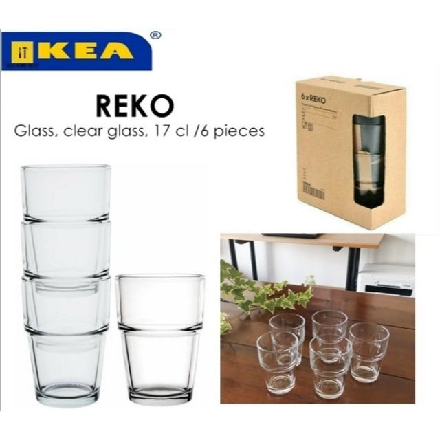 REKO Glass, clear glass, 6 oz - IKEA