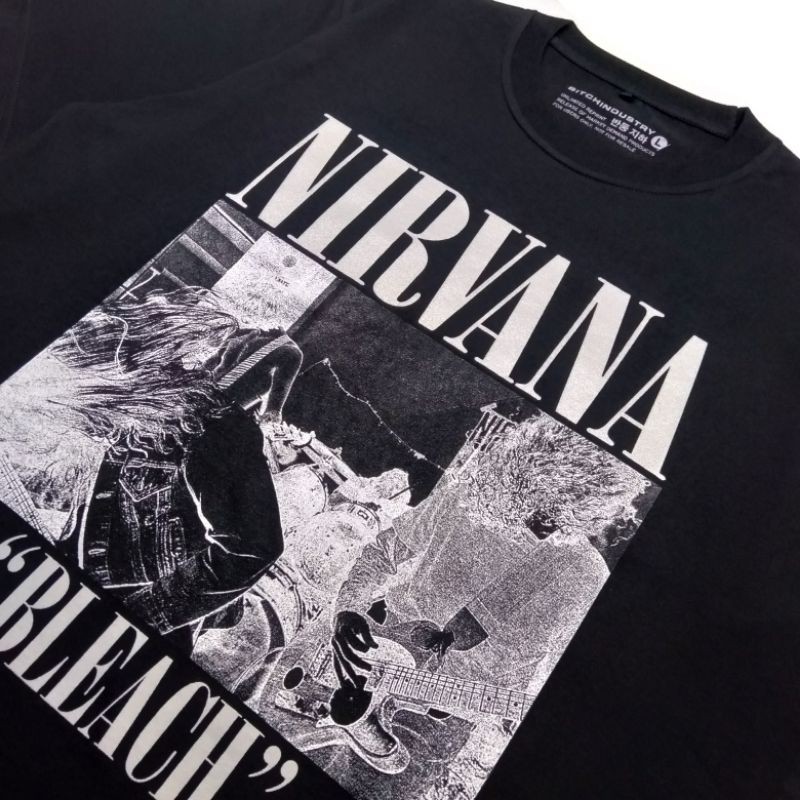 Nirvana Bleach T-Shirt  Paint It Black clothings